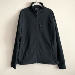 MARMOT Mens Black M3 Tempo Full Zip Softshell Jacket Size XL Outdoor Classic